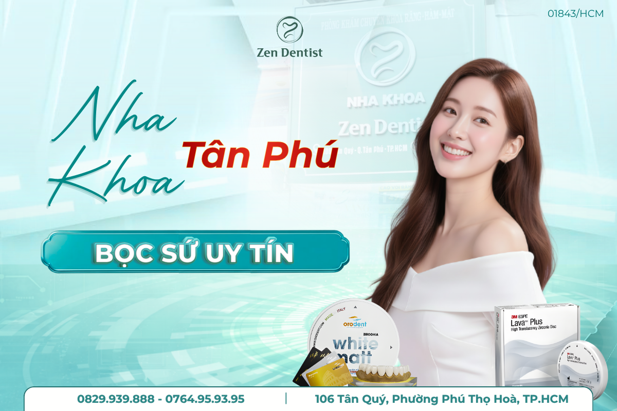 nha khoa bọc sứ Tân Phú uy tín