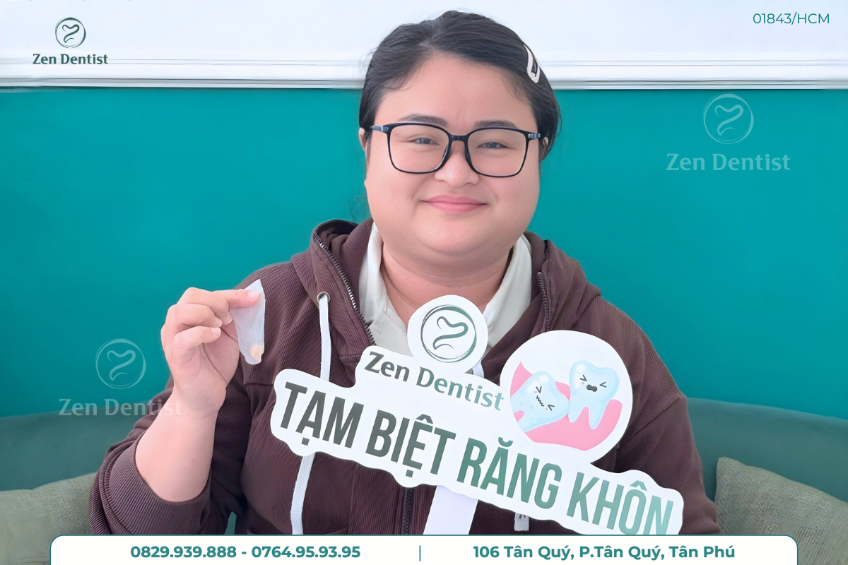 Zen Dentist nhổ răng khôn giá rẻ gần đây tại TPHCM