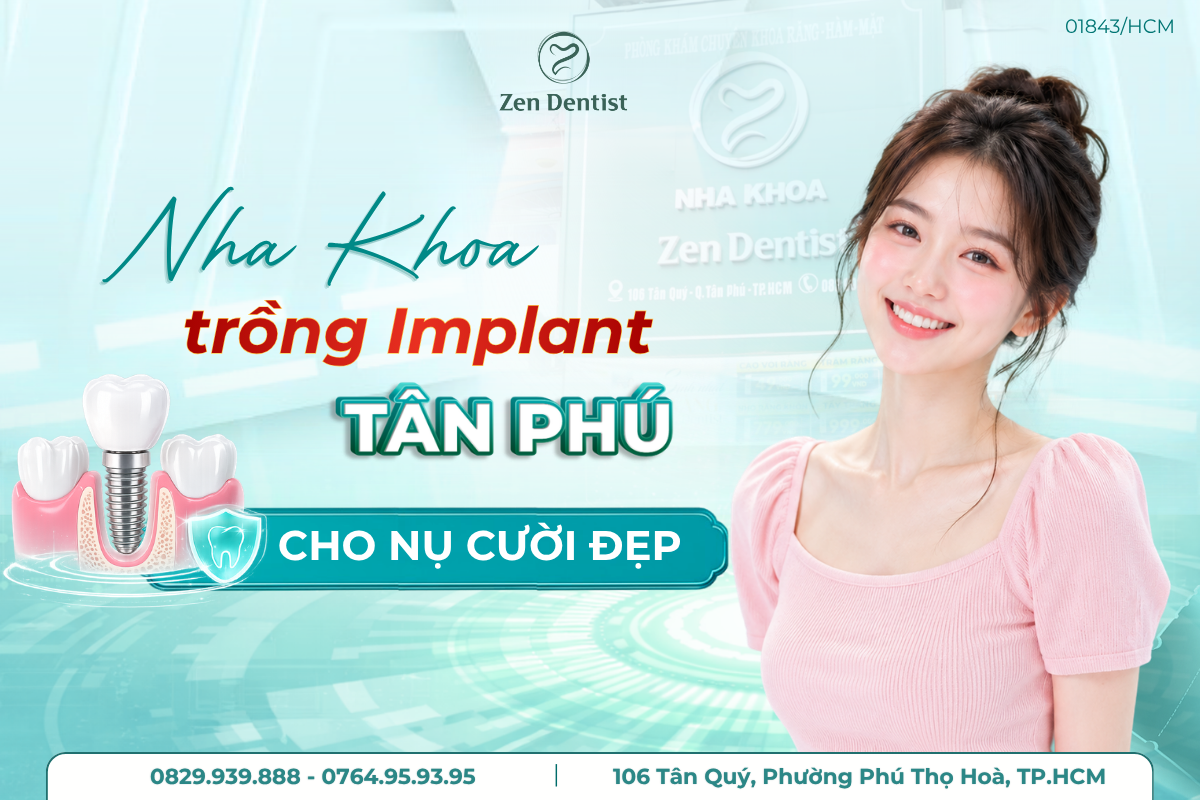 nha khoa trồng implant Tân Phú