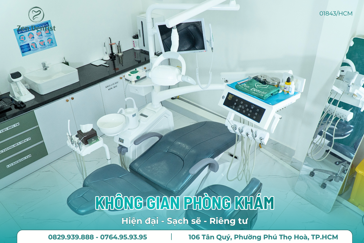 Không gian sạch sẽ và thoải mái