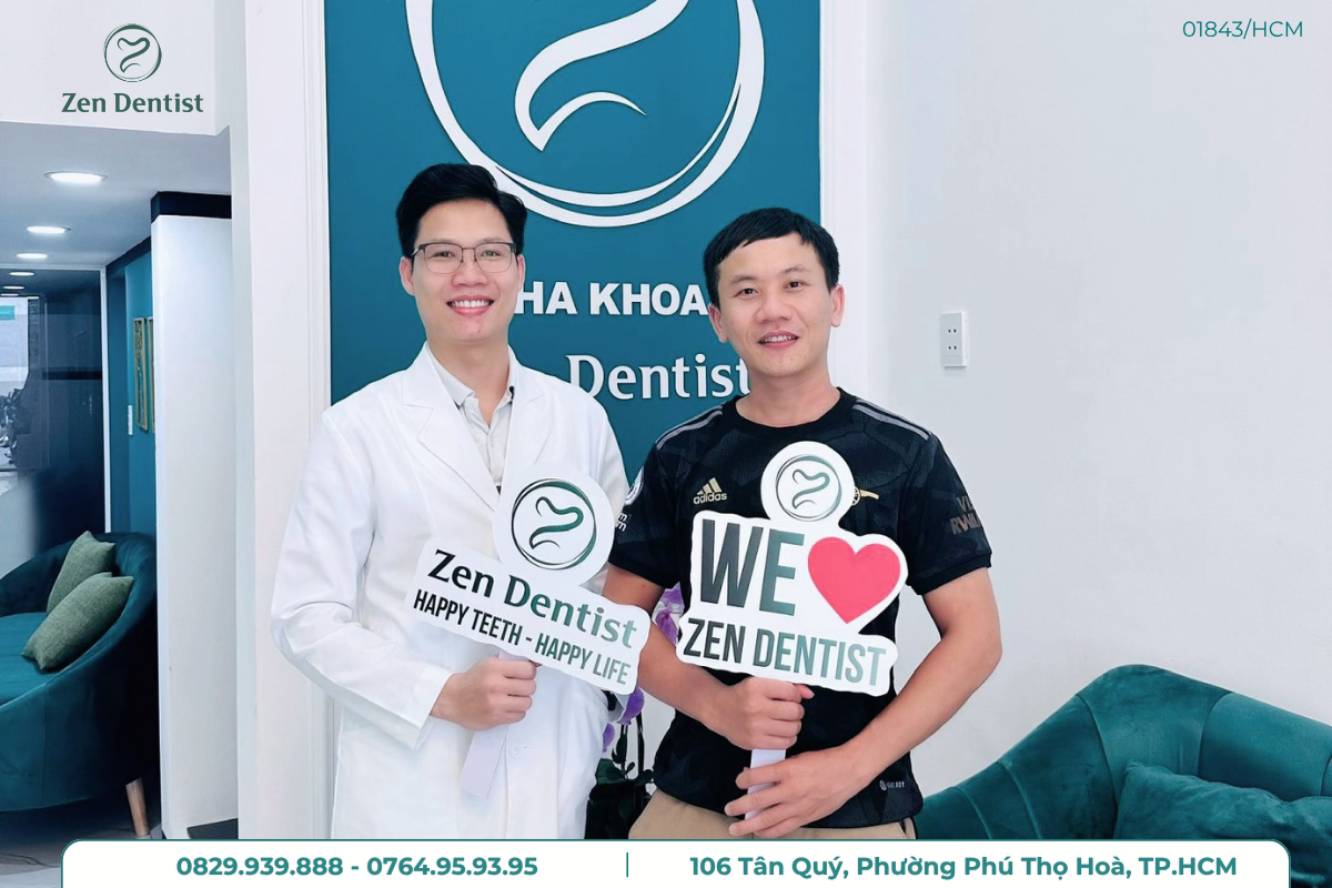 Tẩy trắng răng an toàn tại Zen Dentist