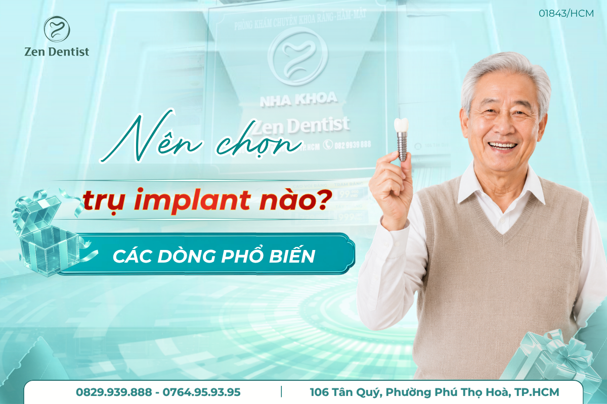 nên chọn trụ Implant nào