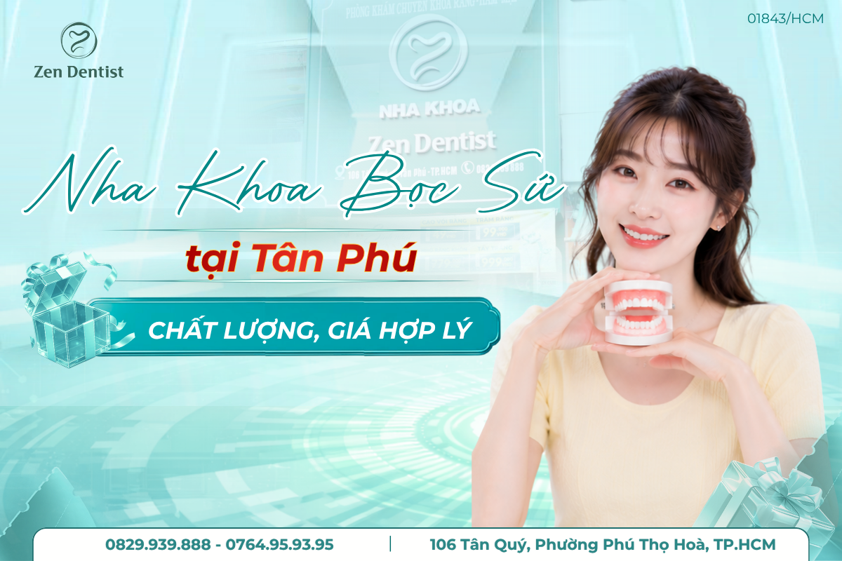 nha khoa bọc sứ tại Tân Phú