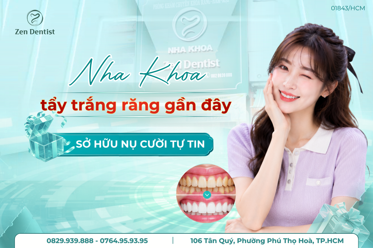 nha khoa tẩy trắng răng gần đây