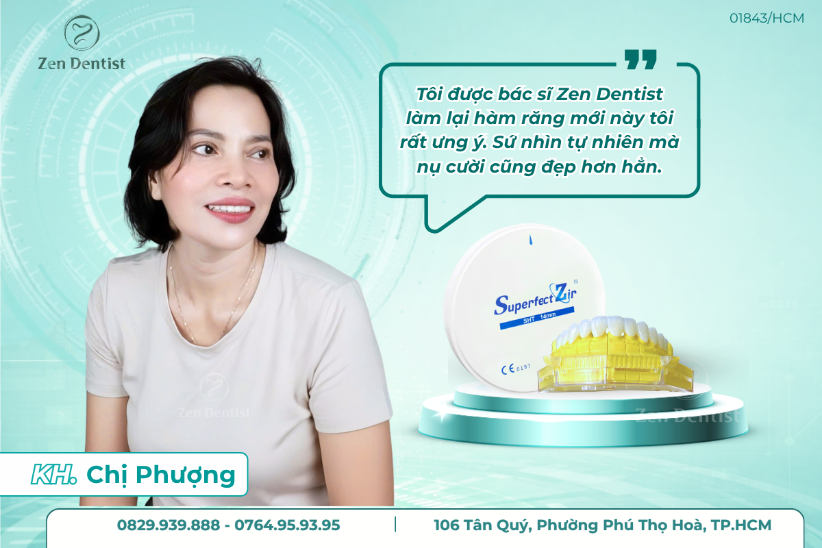 Vì sao nên bọc răng sứ tại Zen Dentist?