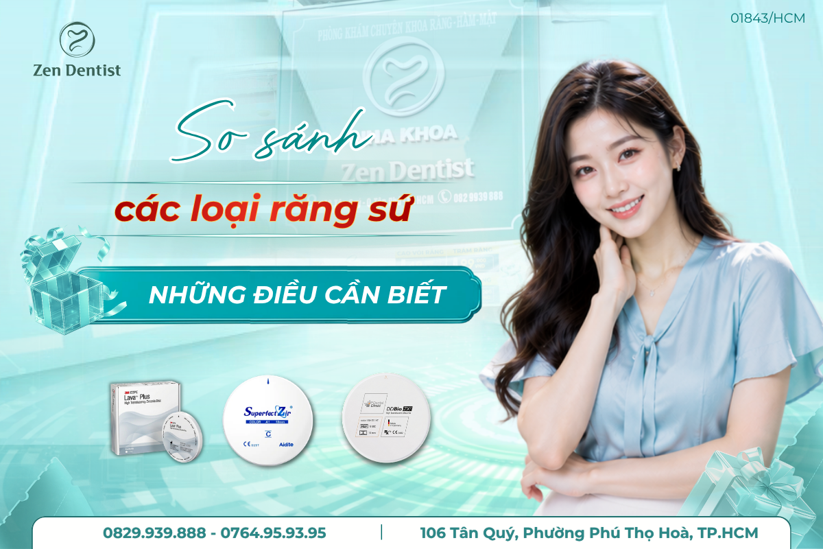 so sánh các loại răng sứ