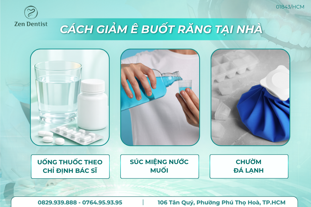 Giảm ê buốt răng tại nhà